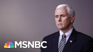 Pence Backs Trump's Big Lie After Capitol Rioters Tried To kill Him | The 11th Hour | MSNBC