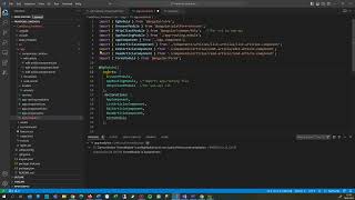 Angular Cannot declare 'FormsModule' in an NgModule as it's not a part of the current compilation.
