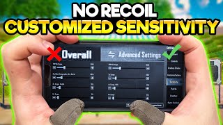 How To Get The Best PUBG MOBILE Sensitivity | Customized Sensitivity | iPhone 13 Pro Max