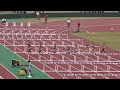 平成28年度 福井県高等学校春季総合体育大会　女子100ｍh決勝