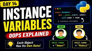 What are Instance Variables in Python? | OOPS Explained