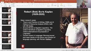 ICIS/SLWIS Webinar: Robert Kaplan's Legacy