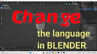 BLENDER | How To Change The Language In Blender | Let`s Do Tech | Blender Tutorials | Dari Frants