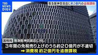 “免税対象外”の「日本に住む中国人」に大量販売など…阪急阪神百貨店に2億円の追徴課税｜TBS NEWS DIG