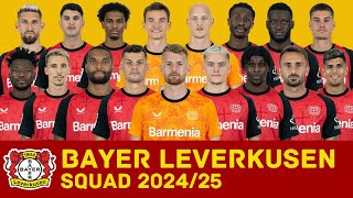 BAYER 04 LEVERKUSEN Full Squad For Season 2024/25 | Bayer Leverkusen | FootWorld