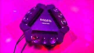 IBIZA Light  9BEAM MINI  9x 10 Watt RGBW LED Spider Effekt