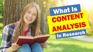 Content Analysis Is A Secondary Research Method That Analyses Publicly Available Data