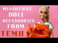 Miniature Temu Haul 4 | Doll Clothes and Accessories