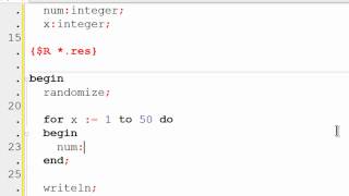 Free Pascal Program Tutorial 13 - Random Numbers Code Example - Lazarus