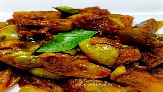 கறி சுவையில் கத்தரிக்காய் வறுவல் /brinjal fry recipe in Tamil