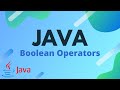 Java Tutorial Ep. 8 - Boolean Logical Operators