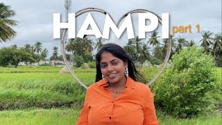 I visited Hampi for the weekend | Hampi Part 1| Stay Chill Hampi | Coracle Ride | Gravity Cafe