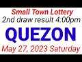 STL - QUEZON May 27, 2023 2ND DRAW RESULT