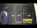 XXL Size Coat Cutting with Scale Theory || 48 Size Coat Front Cutting || Genius Tailors