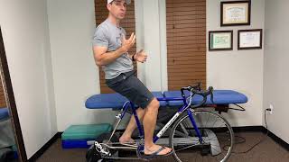 Bike fit considerations for neck pain