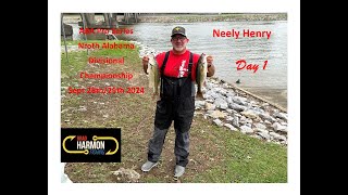 ABA Pro series Divisional Championship on Neely Henry day#1 Sept 28, 2024 #bassfishing