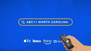 4 Clicks and you're watching ABC11 WTVD live stream on your TV