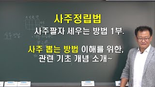 [명관헌]#현대사주명리 기초_35강: 사주정립 1부 - #명관헌 #명관