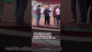 Erick Thohir Tinjau Persiapan Stadion GBK jelang Laga Timnas Indonesia Melawan Bahrain