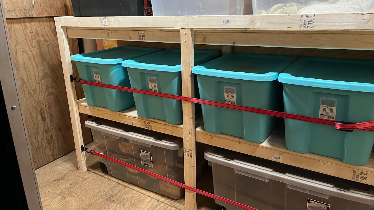 Building Shelves In A Enclosed Trailer At Jamie Spinelli Blog