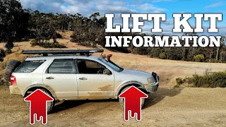 Ford Territory Lift Kits  |  Lifting Information