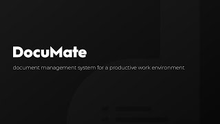 DocuMate : A Simple and Easy Document access tool.