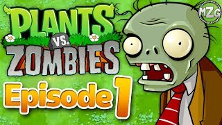 Plants vs. Zombies Gameplay Walkthrough - Episode 1 - World 1! Zombies On My Lawn!? (PC)