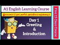 Greetings and Introductions Mastery | A1 English Course Lesson 1 | English Learning Through Tamil