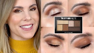 4 LOOKS | Maybelline The City Mini Palette Rooftop Bronzes