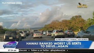 Hawaii ranked worst US state to drive...again