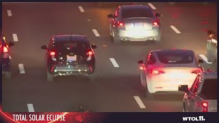 OSHP reminding people to be safe as they drive before and after eclipse