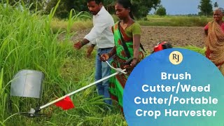 Brush cutter | Weed Cutter | Portable crop Harvester | Rjagritech | IndianFarmers | Agricultutre