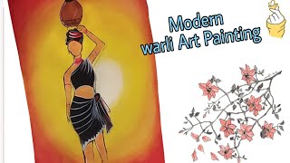 Modern Warli Art Painting.|| ... by Monika Sharma  || Moni's Art..