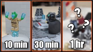 I Built The Three Darkest Moments Of The Clones Wars As LEGO Star Wars Mocs In 10min 30min and 1hr!