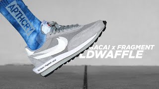 Sacai x FRAGMENT x Nike LD Waffle Light Smoke Grey REVIEW