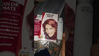 colour mate hair color review 🤙 amazing pradoct ♥️#youtubevideo #lnstagram #youtubeshorts 🥰