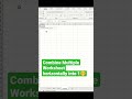 HSTACK Formula! Combine Multiple Worksheets into 1.