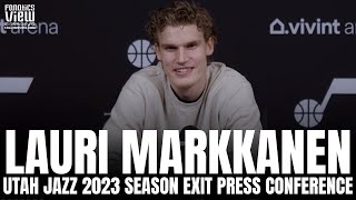 Lauri Markkanen Reflects on First Season With Utah Jazz & Wanting to Stay in Utah Long Term