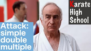 Attack: simple, double, multiple. Kumite tactics. Antonio Oliva