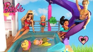 NEW Barbie Dreamhouse Adventures Pool Swimming Lessons for Kids