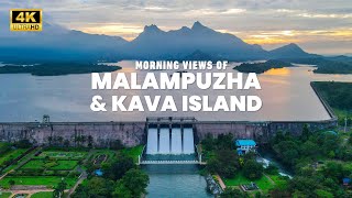 Sunrise at Malampuzha Dam \u0026 Wild Views of Kava Island - Nature Lover's Paradise | Malayalam Vlog