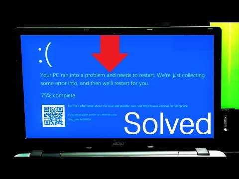 How to Fix Windows 10 Boot Error Issue. Your PC has encountered a problem and needs to restart