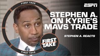 🚨 SHOW UP TO WORK  Stephen A on his problem with Kyrie Irving 🚨  First Take