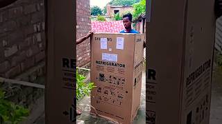 Open Box Delivery Flipkart||Flipkart Fridge UnboxingSamsung 183 L  Refrigerator #trending #shorts