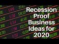 How To Beat The Recession In 2020 | Recession Proof Business Ideas