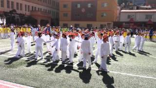 韓国の小学校の運動会