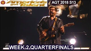 Noah Guthrie sings  Original Song Show Me Some Mercy  QUARTERFINALS 2 America's Got Talent 2018 AGT