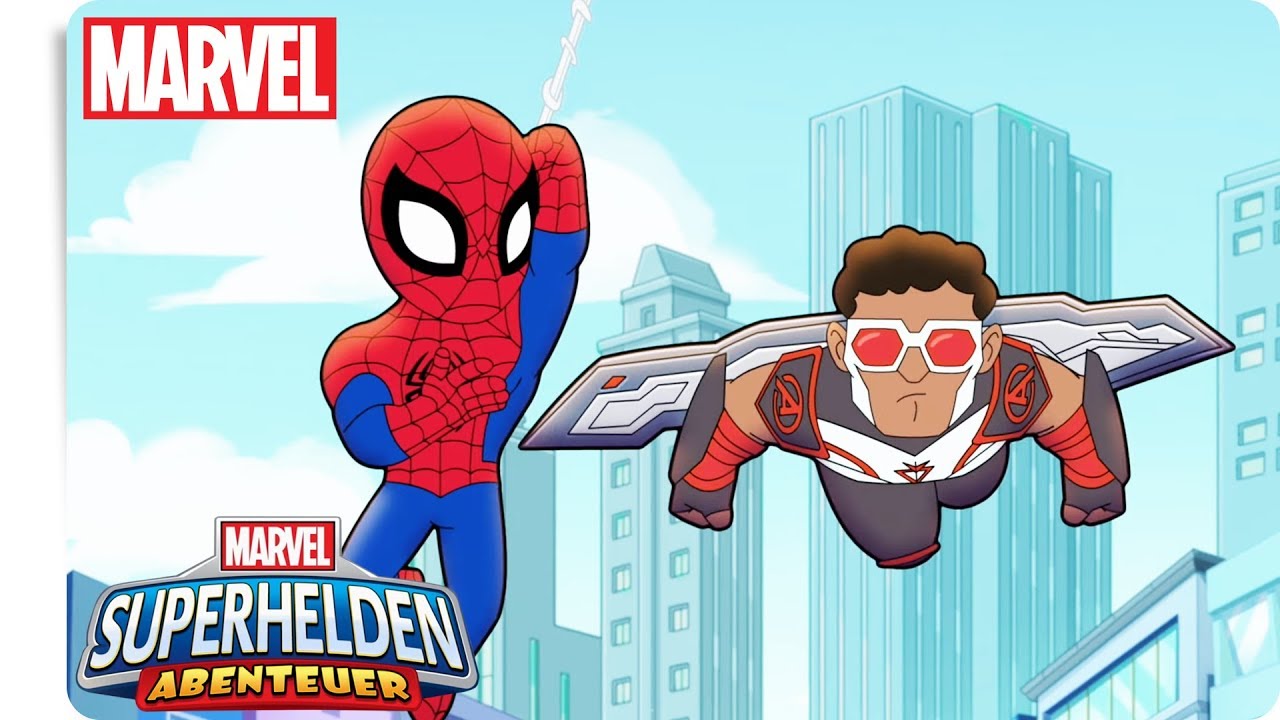 MARVEL SUPERHELDEN ABENTEUER - Spidey & Falcon Wechseln Sich Ab ...