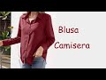 Como hacer La blusa camisera !!!