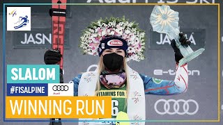 Mikaela Shiffrin | 1st place | Jasna | Women's Slalom | FIS Alpine